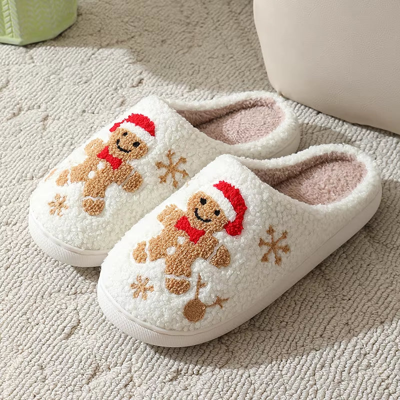 Chaussons d’Hiver "Esprit de Noël" – Confort et Tendresse