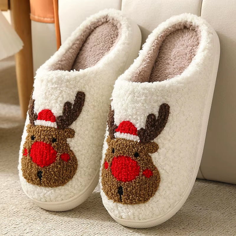Chaussons d’Hiver "Esprit de Noël" – Confort et Tendresse