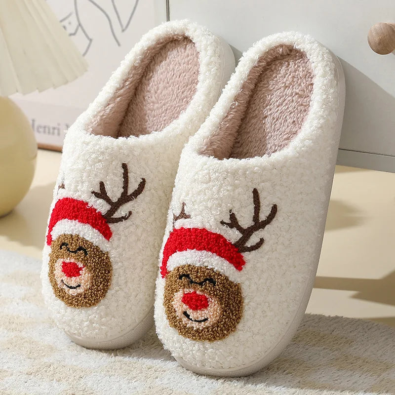 Chaussons d’Hiver "Esprit de Noël" – Confort et Tendresse