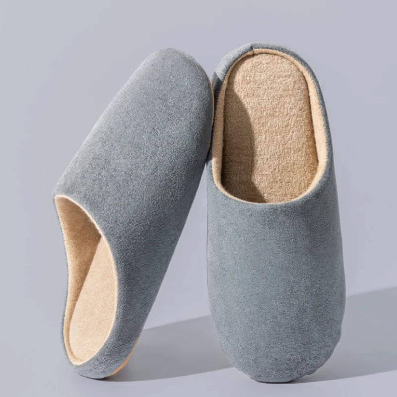 Chaussons “Velours d’Hiver” Mixte – Confort Silencieux & Élégance au Quotidien