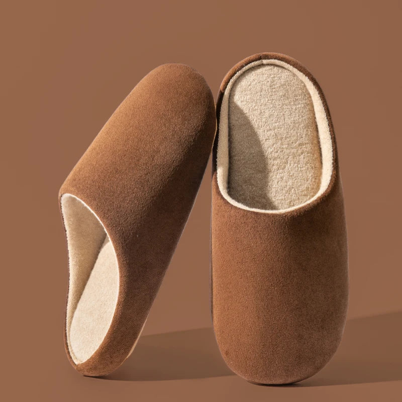 Chaussons “Velours d’Hiver” Mixte – Confort Silencieux & Élégance au Quotidien