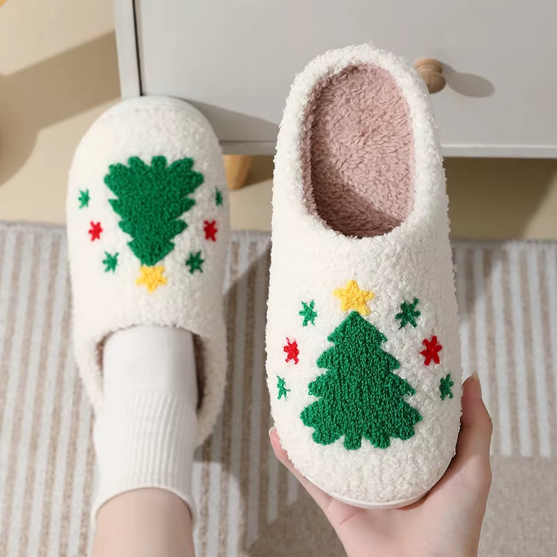 Chaussons d’Hiver "Esprit de Noël" – Confort et Tendresse