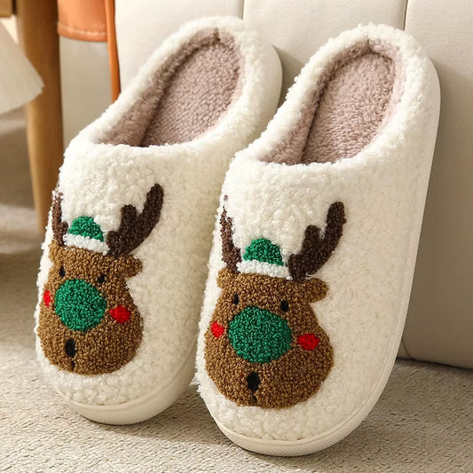 Chaussons d’Hiver "Esprit de Noël" – Confort et Tendresse